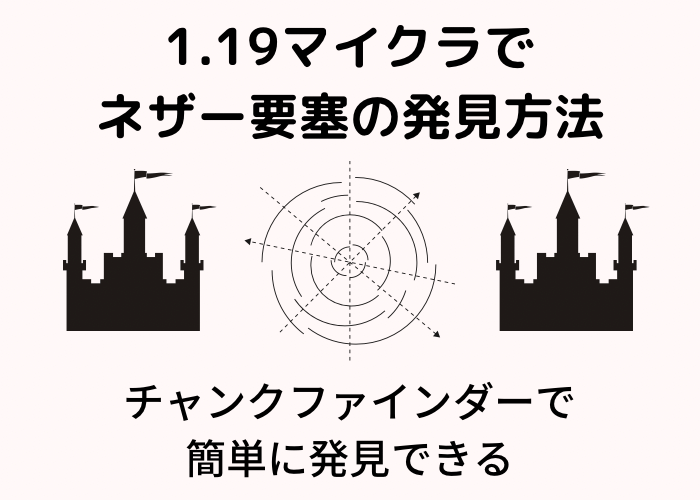 マイクラ ネザー要塞の1 19以降の見つけ方 ファインダー発見可 時間吸い取られブログ